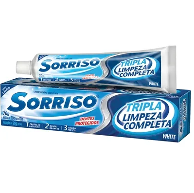 CREME DENTAL SORRISO TRIPLA LIMP COMP 70G