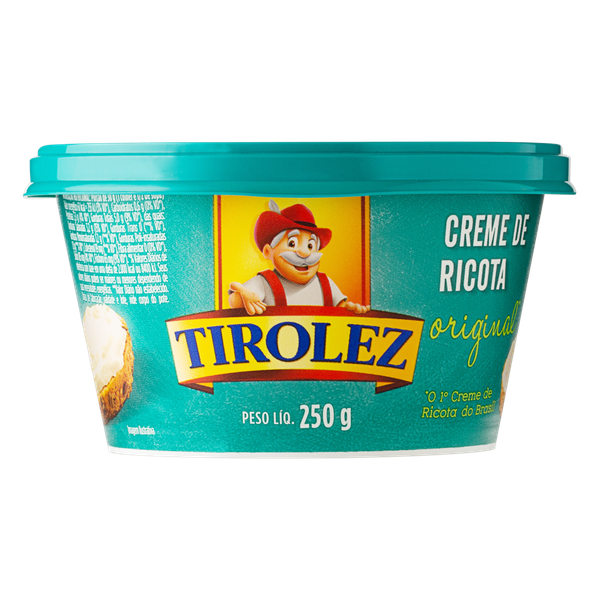 CREME RICOTA TIROLEZ CREMOSO 250G