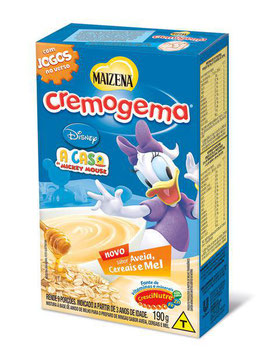CREMOGEMA MAIZENA COCORICO AVEIA CEREAIS 190G