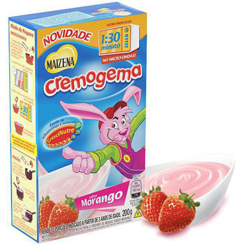 CREMOGEMA MAIZENA MORANGO 200G