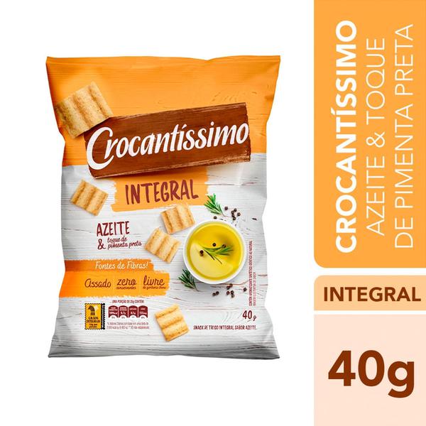 CROCANTISSIMO AZEITE PIMENTA INT 40G