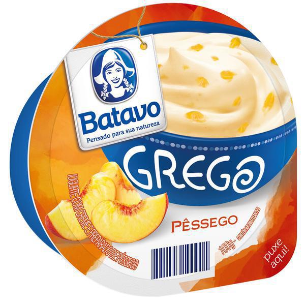 DANONE BATAVO GREGO PESSEGO 100G