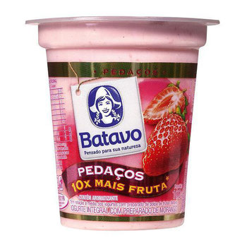 Iogurte Batavo Pedaço De Fruta Morango 100gr