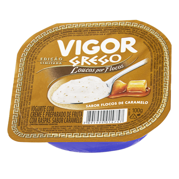 DANONE GREGO CALDA CARAMELO 100G