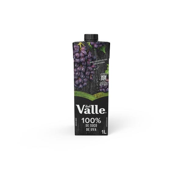 DEL VALLE 100% SUCO UVA 1L