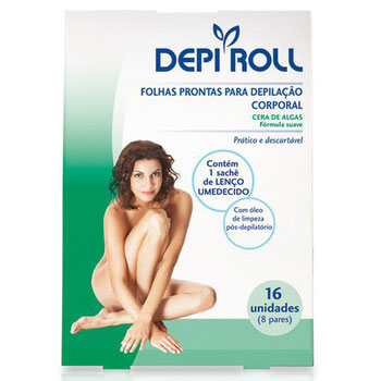 DEPILATORIO DEPIL ROLL CERA ALGAS 16UND