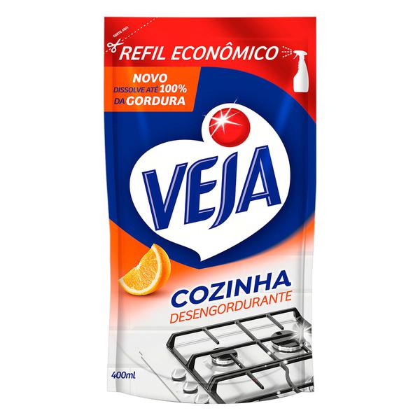 DESENGORDURANTE VEJA 400ML LARANJA REFIL