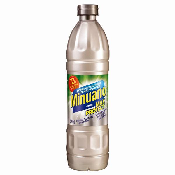 DESINFETANTE MINUANO MAXPROTECT CITRUS 500ML