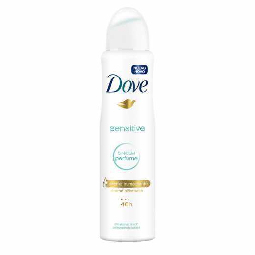 Desodorante Antitranspirante Aerossol Dove Sensitive 150ml