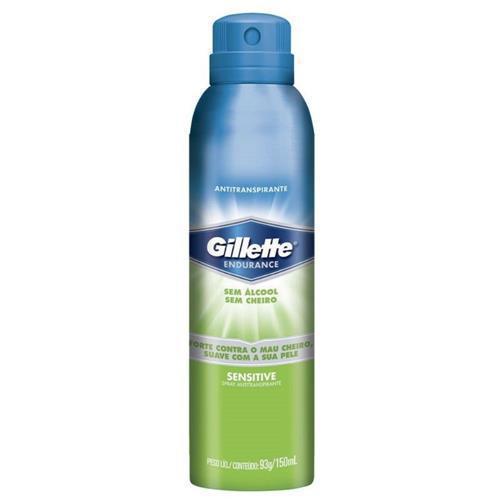 DESOD AEROSOL GILLETE JAT SEC SENSITIVE  93G