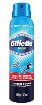 DESOD AEROSOL GILLETE PRESSURE DEFENSE 105G