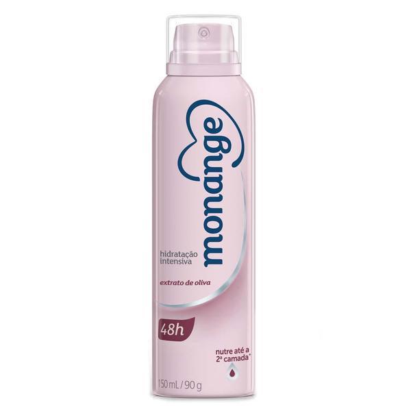 Desodorante Aerossol Feminino Monange Extrato de Oliva 150ml