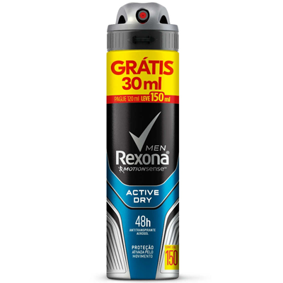 DESOD AEROSOL REXONA MEN ACTIVE+20 90G