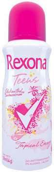 DESOD AEROSOL REXONA TEENS TROPICAL ENERGY 108ML