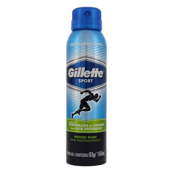 DESOD GILLETE AEROSOL POWER RUSH 105G