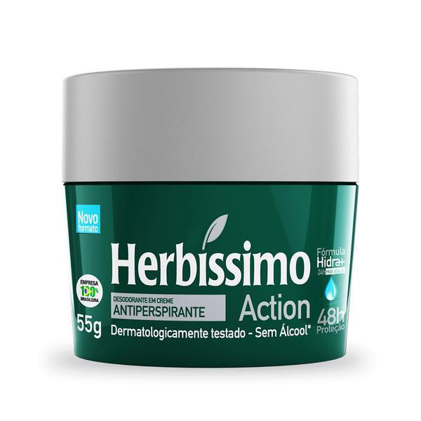 DESODORANTE EM CREME HERBÍSSIMO ACTION 55G