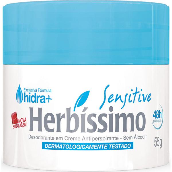 DESODORANTE EM CREME HERBISSIMO SENSITVE 110G