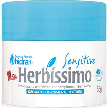 DESODORANTE EM CREME HERBISSIMO SENSITVE 110G