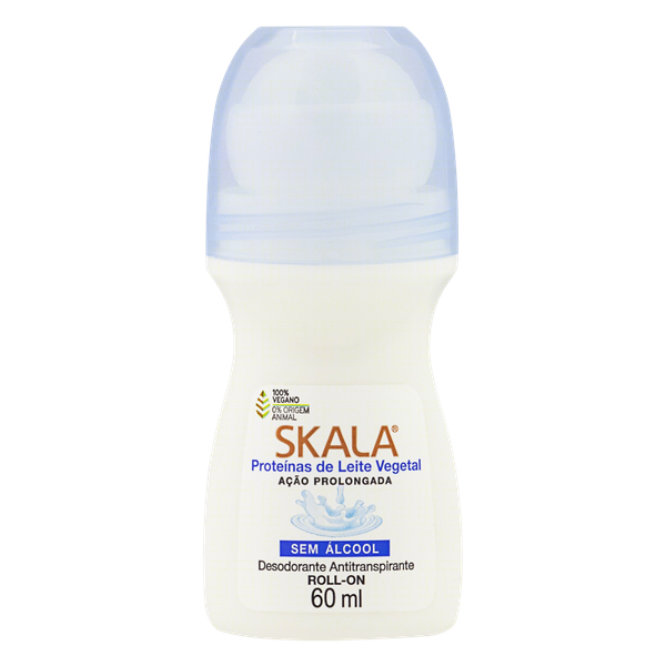 DESODORANTE SKALA ROLL-ON 60ML PROTEÍNA LEITE