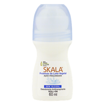 DESODORANTE SKALA ROLL-ON 60ML PROTEÍNA LEITE