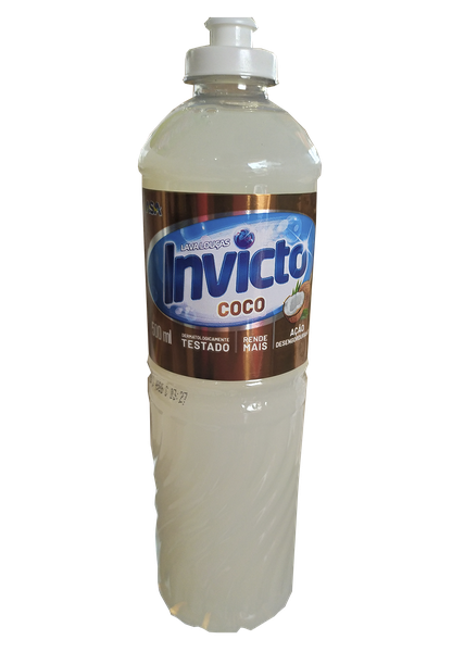 DETERGENTE LIQ INVICTO COCO 500ML