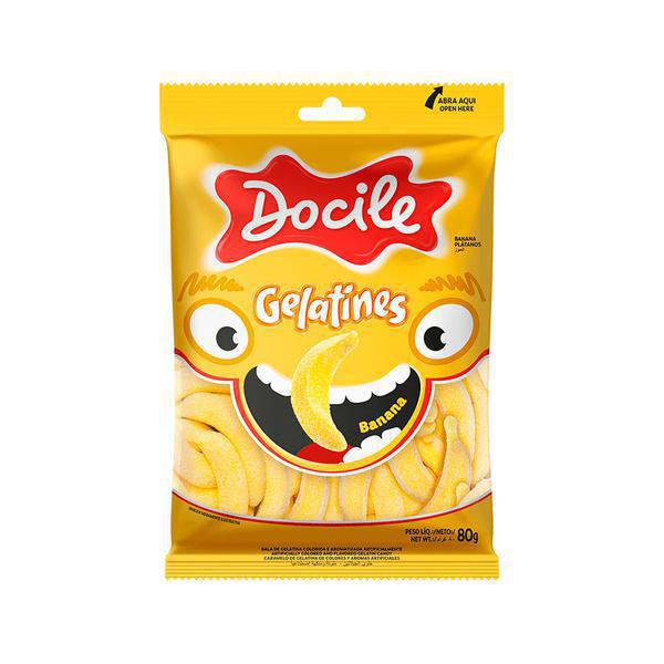 Bala Gelatines Banana 80gr