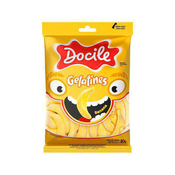 Bala Gelatines Banana 80gr