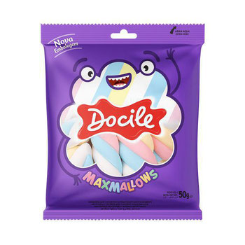 DOCI MAXMALLOWS TWIST COLOR BAUNILHA 50G