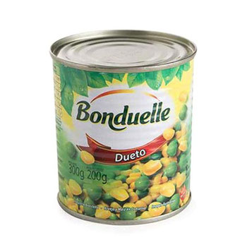 DUETO BONDUELLE MILHO/ERVILHA LATA 200G