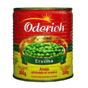 ERVILHA ODERICH LATA 300G
