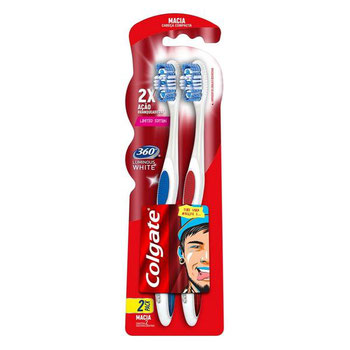 ESCOVA DENT COLGATE 360° LUMINOUS WHITE L2/P1
