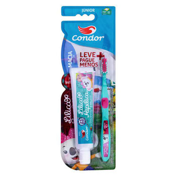 ESCOVA DENT LILICA RIP + GEL DENTAL CONDOR