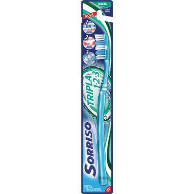 ESCOVA DENTAL D SOR TRIPLA 123 MACIA