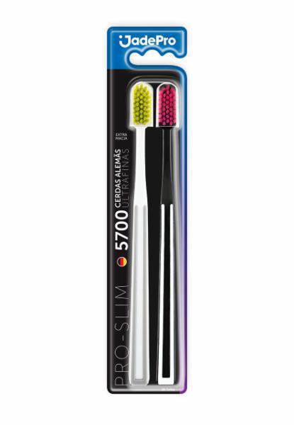 ESCOVA DENTAL JADEFROG 742 PRO SLIM BLACK C/2