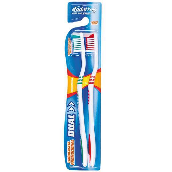 ESCOVA DENTAL JADEFROG DUAL MACIA