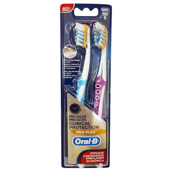 ESCOVA DENTAL ORAL B PRO FLEX 2X1 UND
