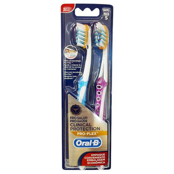 ESCOVA DENTAL ORAL B PRO FLEX 2X1 UND