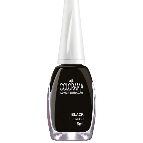 ESMALTE COLORAMA CREMOSO BLACK 8ML