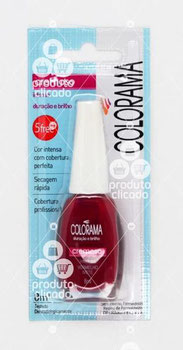 ESMALTE COLORAMA VERNIZ VERMELHO INVETE 8ML