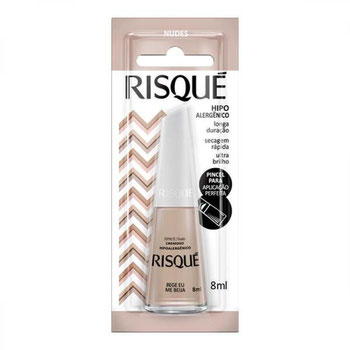 ESMALTE RISQUE BEGE EU ME BEIJA 8ML