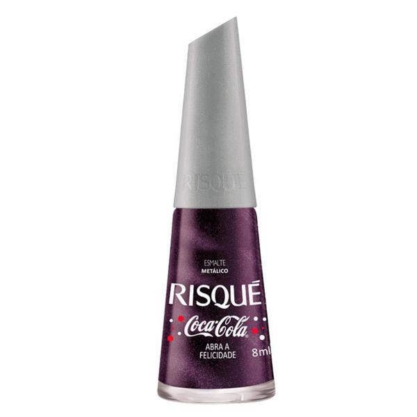 ESMALTE RISQUE COCA COLA ABRA A FELICIDADE   8ML