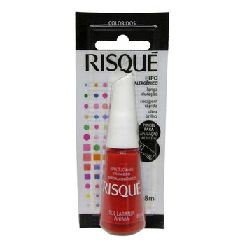 ESMALTE RISQUE LARANJA ANIMA 8ML