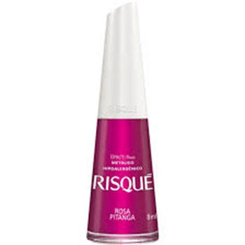 ESMALTE RISQUE METALICO ROSA PITANGA 8ML