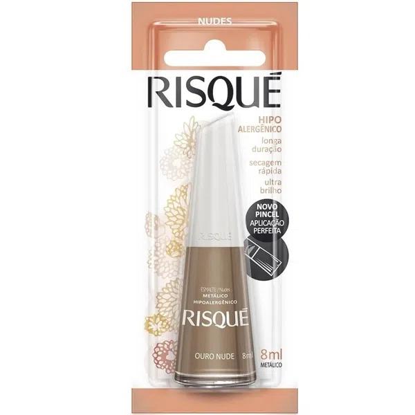 ESMALTE RISQUE OURO NUDE 8ML