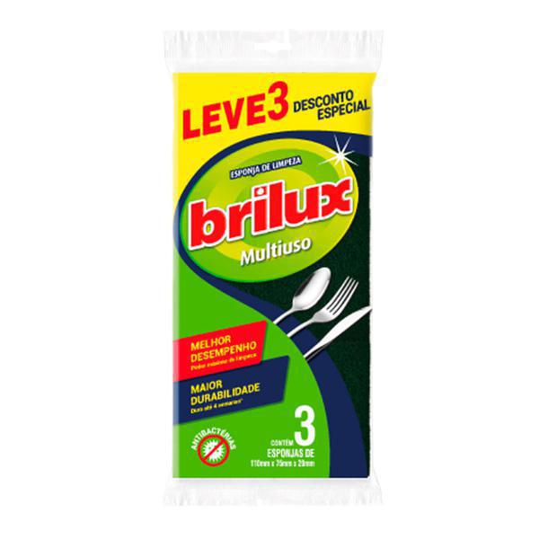 ESPONJA BRILUX MULTIUSO LEVE 3UND