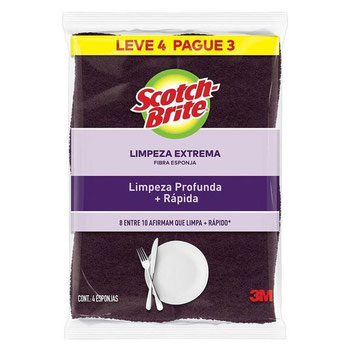 ESPONJA SCOTCH BRITE EXTREMA ECON L4P3 4UN