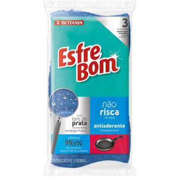 ESPONJA SINT ESFREBOM NAO RISCA 3UND