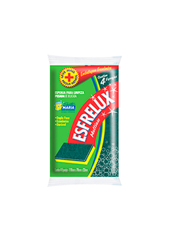 ESPONJA SINT ESFRELUX DUPLA FACE 4UND