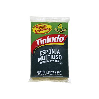 ESPONJA SINT TININDO LIMPEZA PESADA 4UND