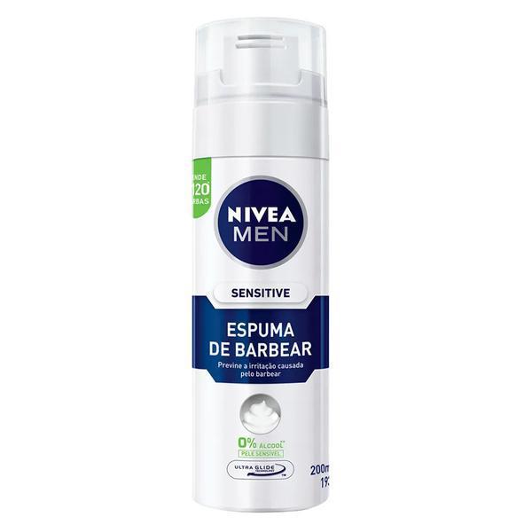 ESPUMA BARBEAR NIVEA SENSITIVE 200ML